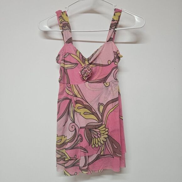 Johnny Heaven Y2k Babydoll Top Size Small - Picture 1 of 5